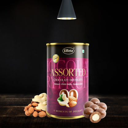 Assorted Wukusy chocolates in a 96g package, featuring a variety of rich, creamy chocolate pieces.
