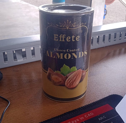 Wukusy Choco Almond chocolates featuring crunchy almonds coated in smooth milk chocolate.