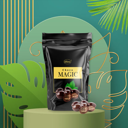 Wukusy Choco Magic chocolate bar, 40g, featuring rich milk chocolate with a smooth, glossy surface.