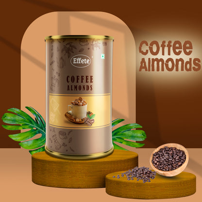 Wukusy Coffee Almonds Chocolate chocolates with coffee-flavored almonds coated in smooth chocolate.