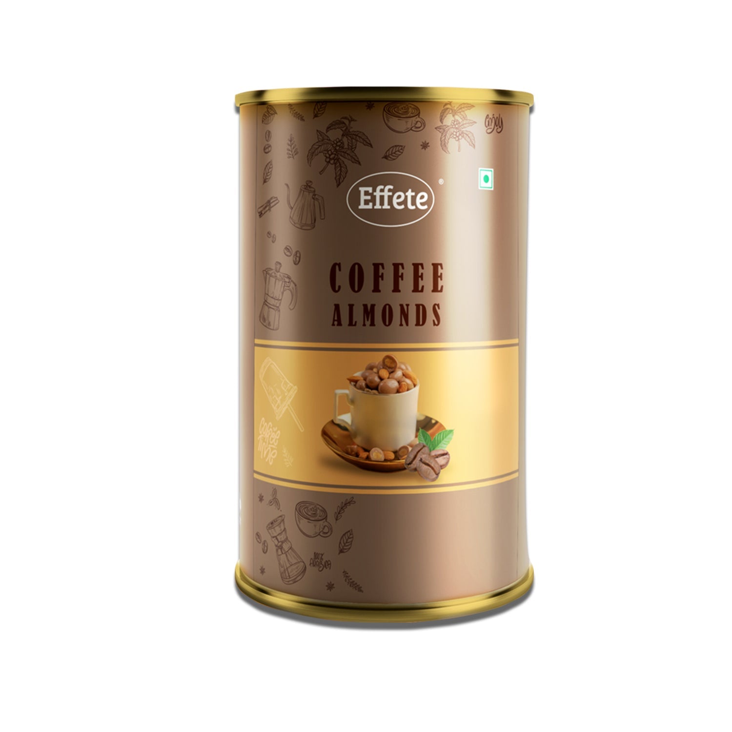 Wukusy Effete Coffee Almonds Chocolate, assorted chocolates with coffee and almond fillings in a decorative box.