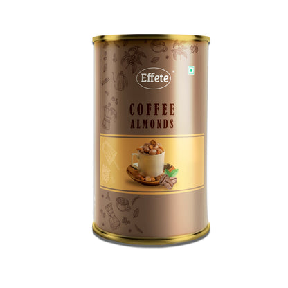 Wukusy Effete Coffee Almonds Chocolate, assorted chocolates with coffee and almond fillings in a decorative box.