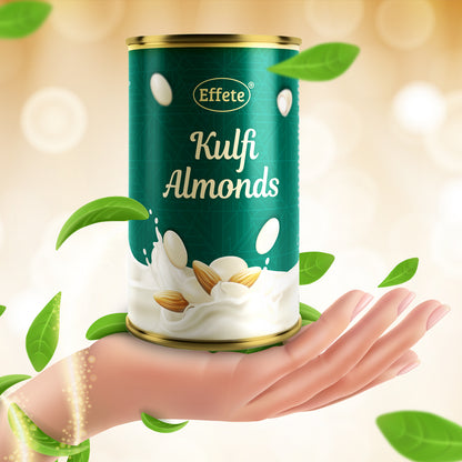 Wukusy Effete Kulfi Almond Chocolate box featuring rich chocolates with almond and kulfi flavors arranged in a decorative package.