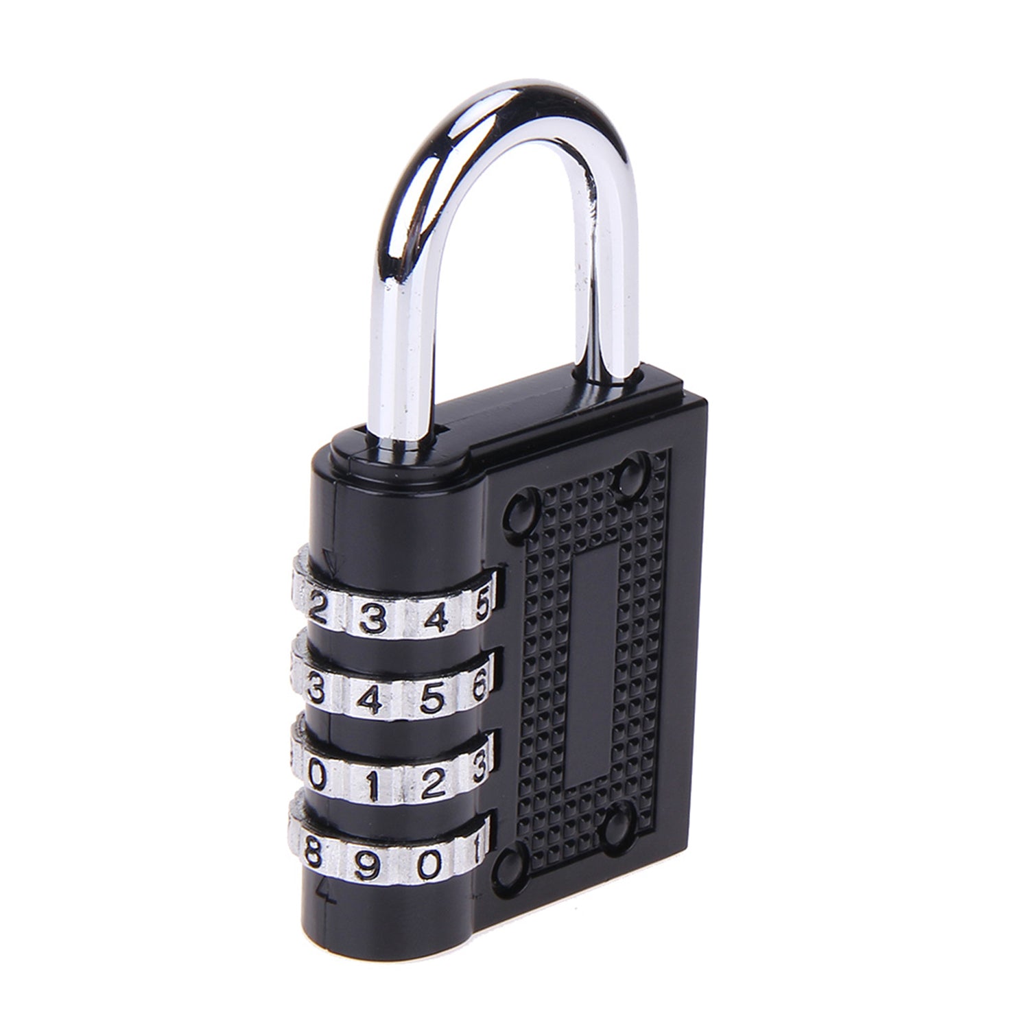 Wukusy 4-digit security pad lock with durable metal body and combination dial for secure access and protection.