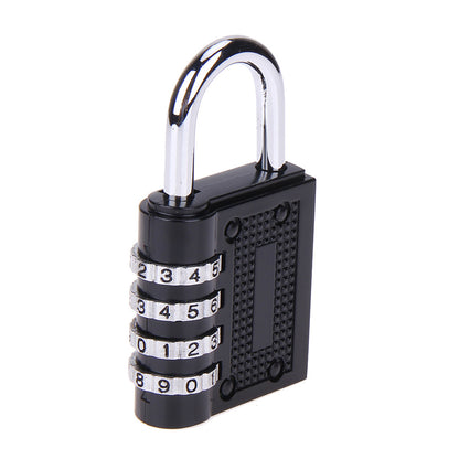 Wukusy 4-digit security pad lock with durable metal body and combination dial for secure access and protection.