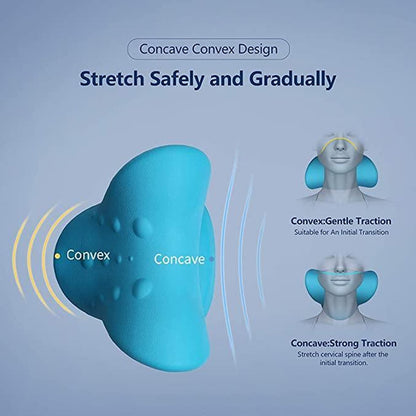 Wukusy 0535 Neck Relaxer cervical pillow for neck and shoulder pain relief, made of medical-grade material, recommended by orthopaedics.