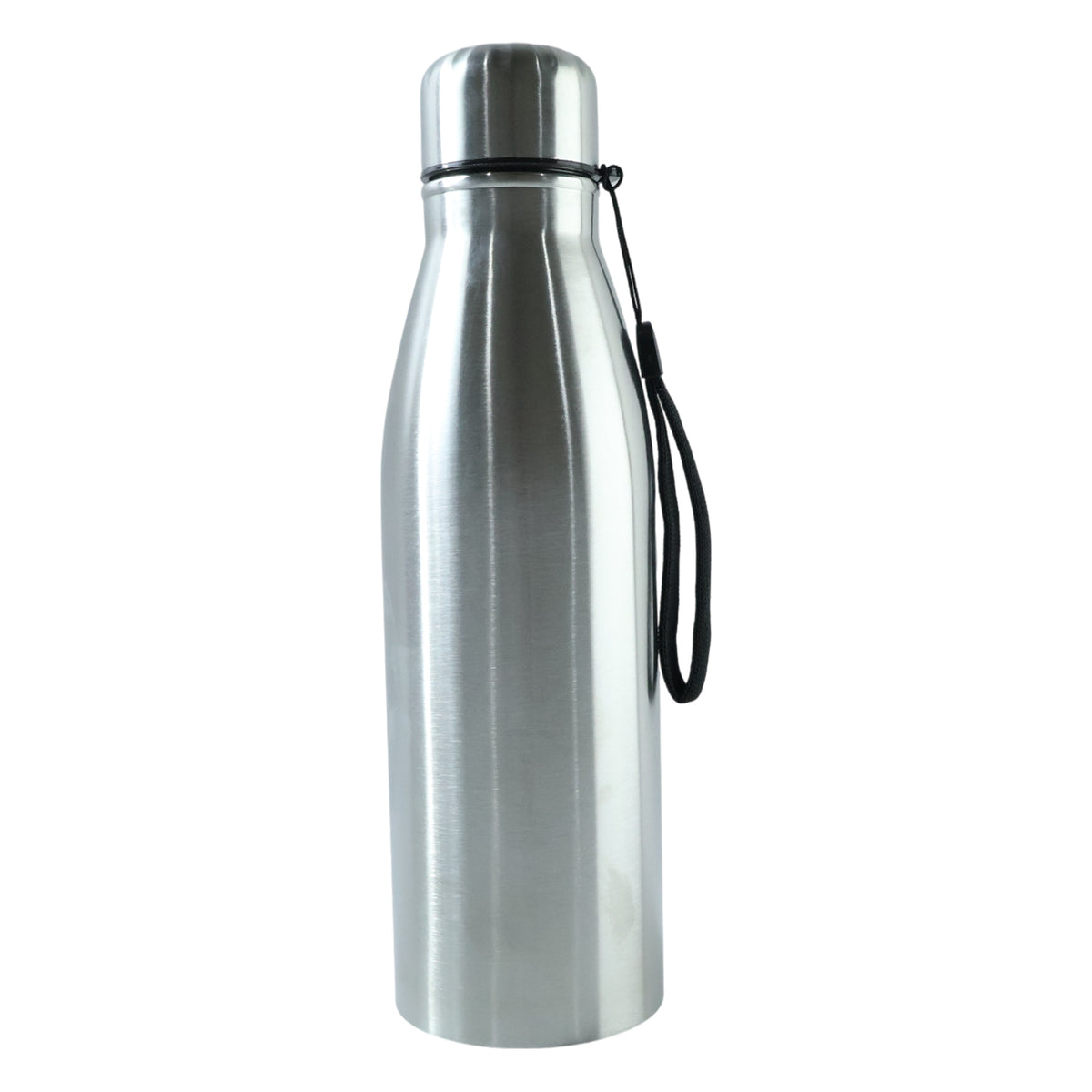 Wukusy stainless steel water bottle, 1000 ml capacity, with a sleek design and secure lid for outdoor hydration.
