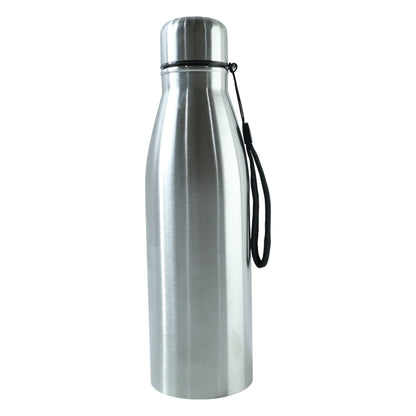 Wukusy stainless steel water bottle, 1000 ml capacity, with a sleek design and secure lid for outdoor hydration.