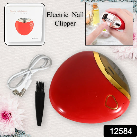 Wukusy electric manicure set with nail clippers, nail file, drill, grinder, cuticle tools, and baby-safe ABS plastic components.