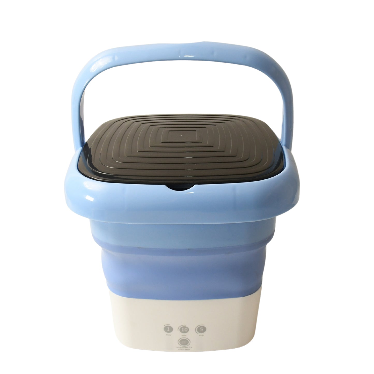 Wukusy folding mini portable washing machine for socks, underwear, baby clothes, and small laundry loads, suitable for deep cleaning.