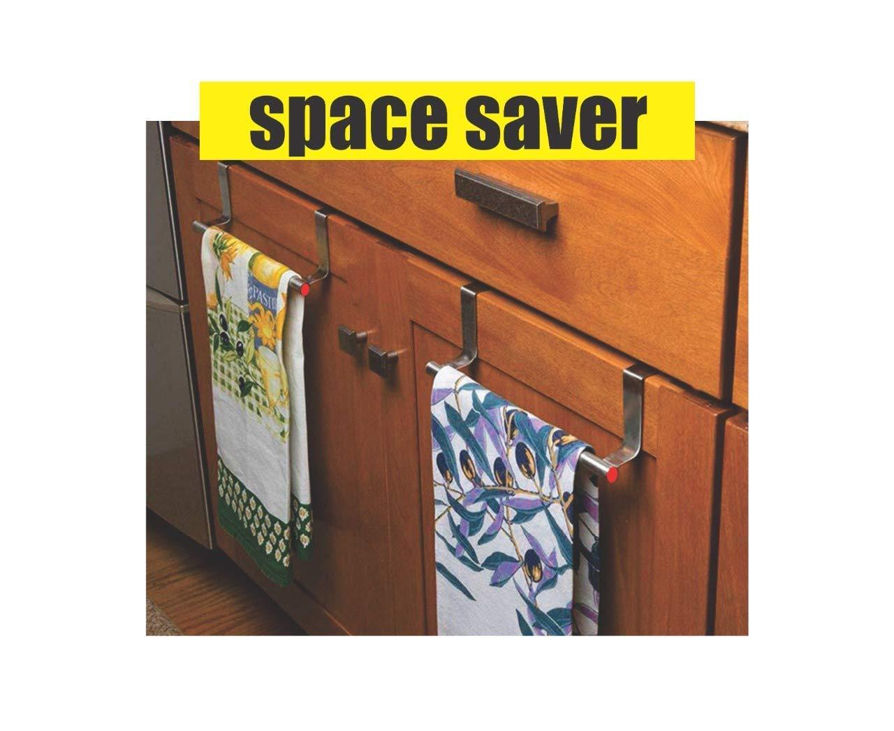 Wukusy stainless steel towel hanger for bathroom, wall-mounted towel rod bar, durable bathroom accessories.