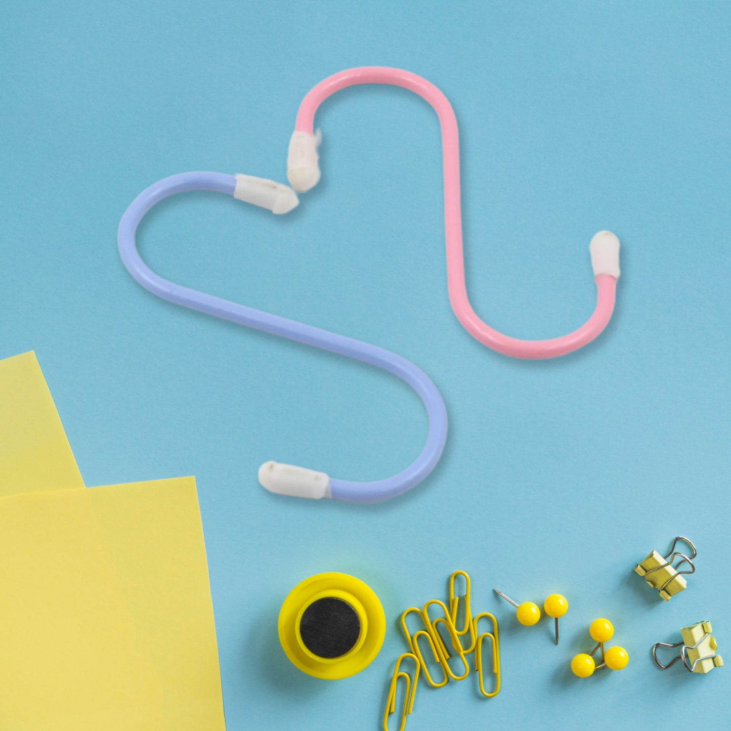 Set of six Wukusy S-shaped metal hooks for hanging clothes, kitchen, bathroom, garden, or workshop use, heavy-duty and durable.