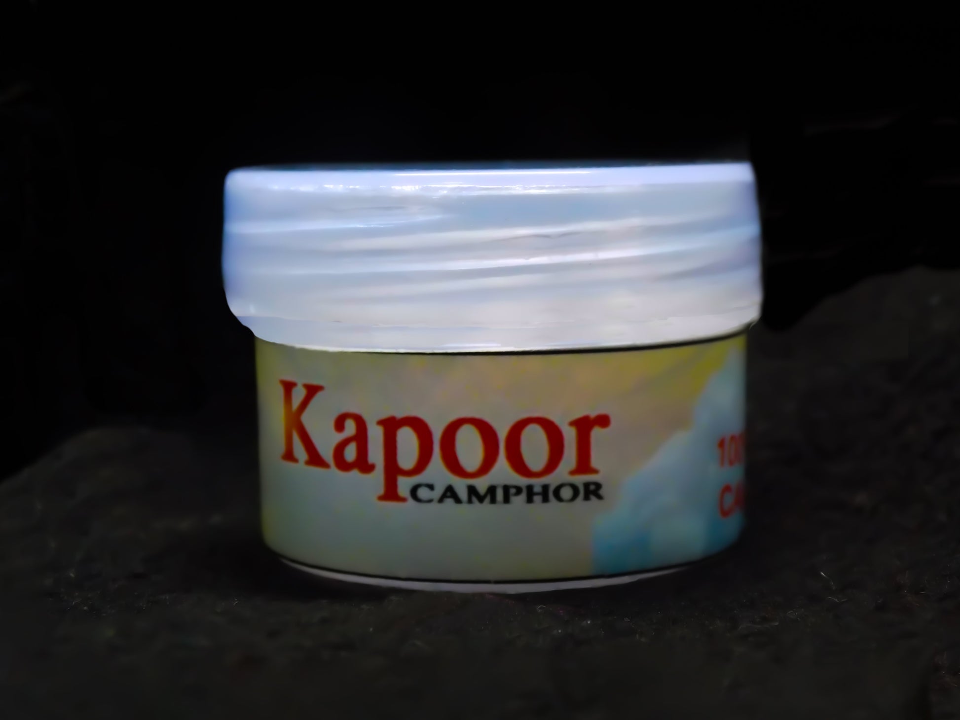 Wukusy 2106 Pure Kapoor Tablets for diffuser, puja, and meditation, 10g natural incense tablets in a clear container