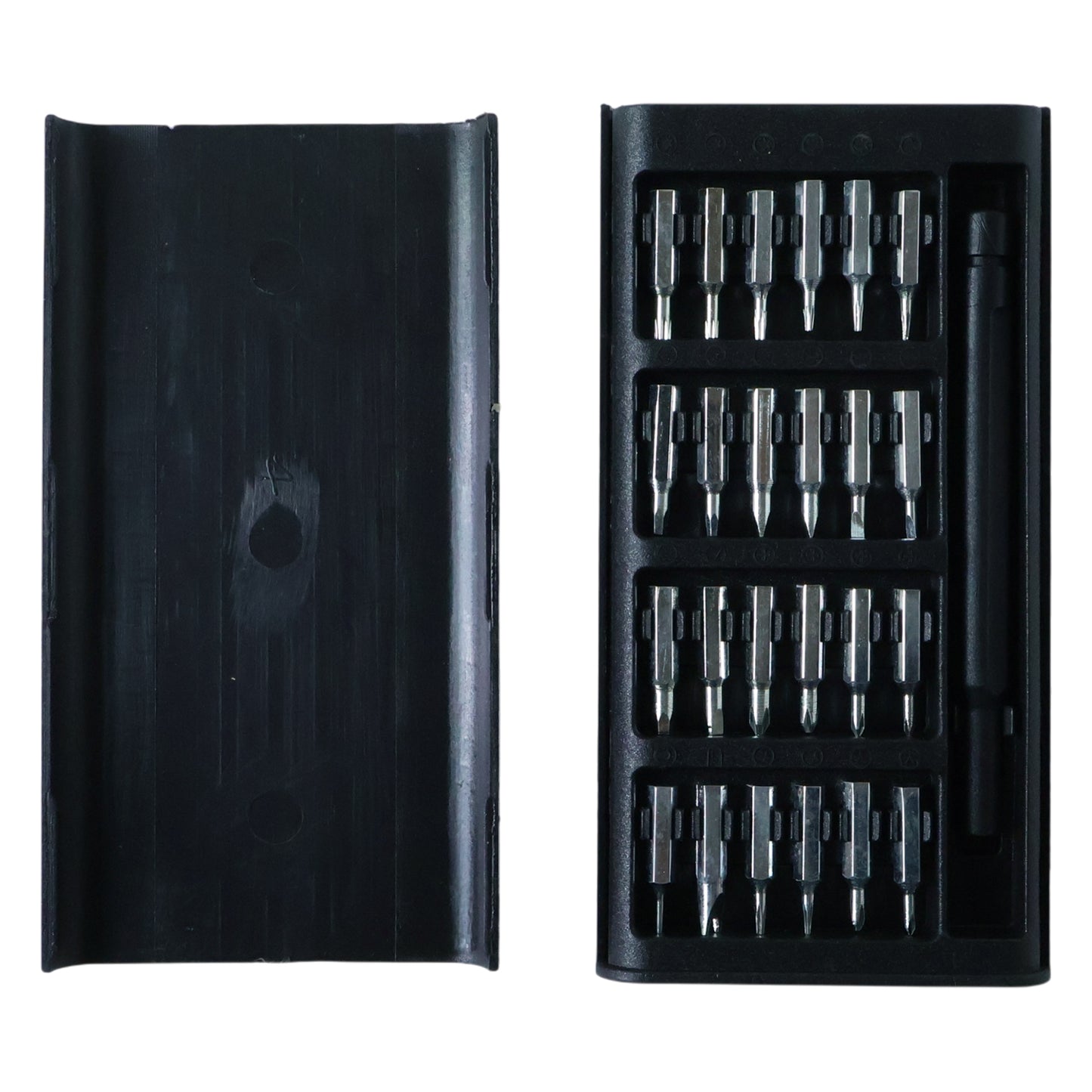 Wukusy 24-in-1 precision screwdriver tool kit with small-sized screwdrivers, ideal for electronics and fine repair work.