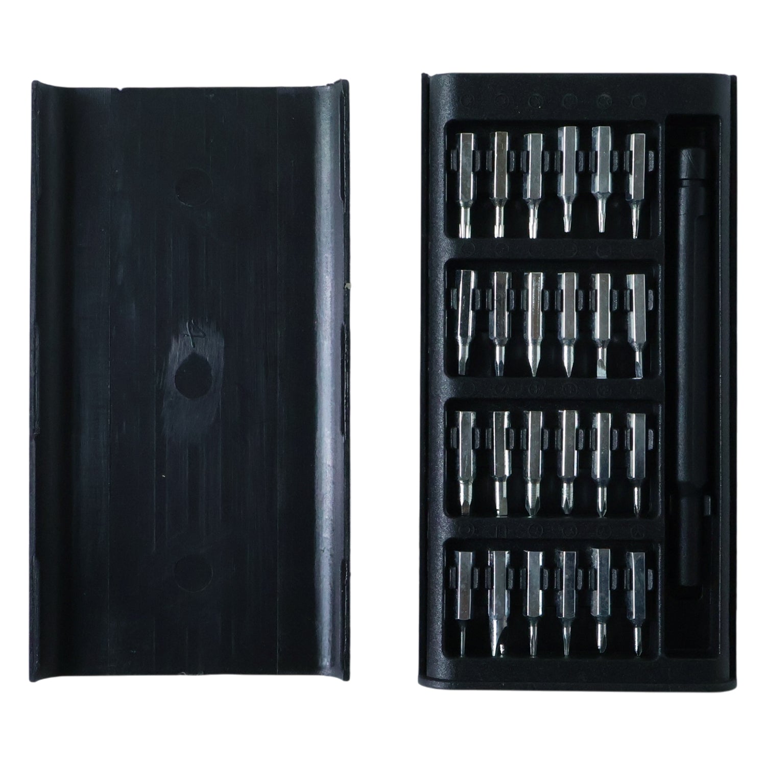 Wukusy 24-in-1 precision screwdriver tool kit with small-sized screwdrivers, ideal for electronics and fine repair work.