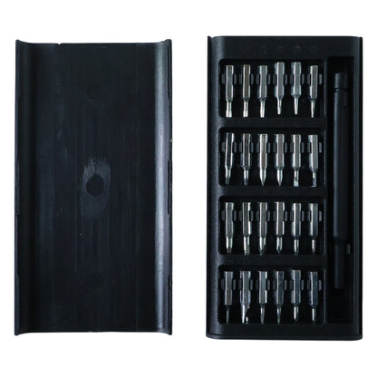 Wukusy 24-in-1 precision screwdriver tool kit with small-sized screwdrivers, ideal for electronics and fine repair work.