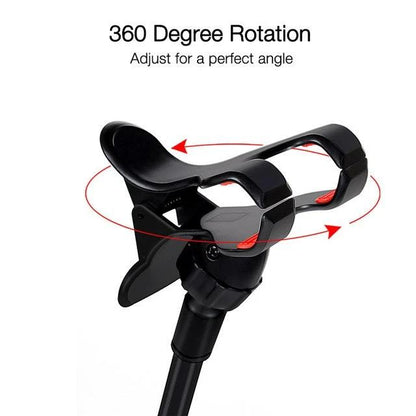 Small Wukusy 282 Cell Phone Holder with adjustable grip and compact design, ideal for secure phone support.