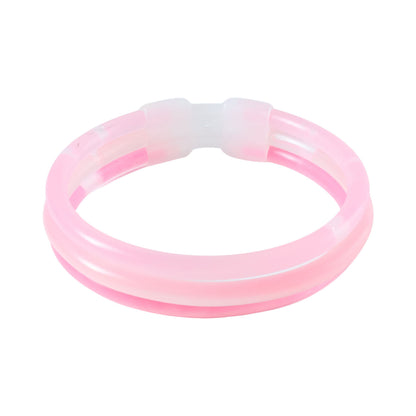 Wukusy 3-in-1 glow bracelet with colorful LED lights and adjustable strap, perfect for parties and nighttime events.