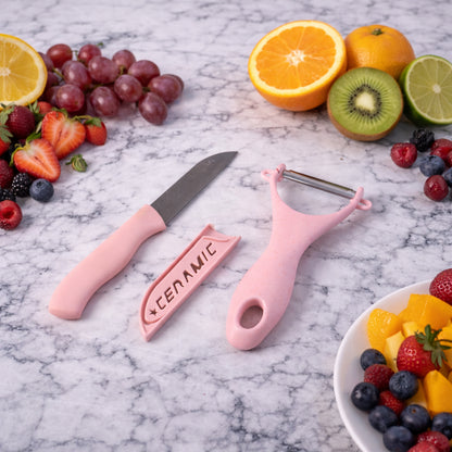 Wukusy 3-in-1 multipurpose fruit and vegetable cutting board set with separate color-coded boards for different foods.