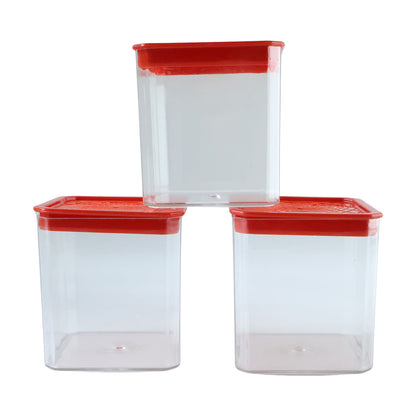 Wukusy 3-piece airtight food storage container set with 350ml containers for keeping snacks and leftovers fresh