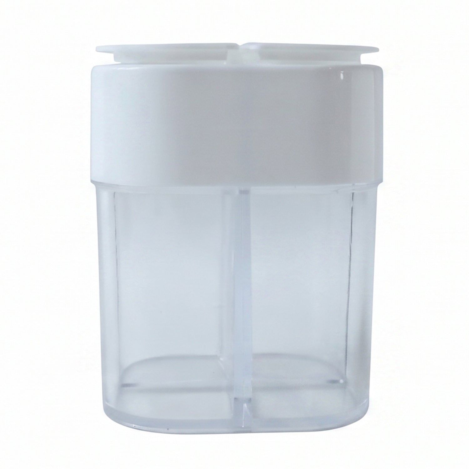 Wukusy 4-compartment kitchen storage container with clear plastic design for organized food storage and easy access.