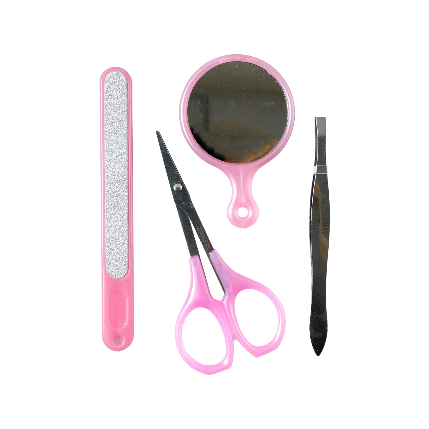 Wukusy 4-in-1 manicure and pedicure grooming kit with multiple tools for nail trimming, shaping, and care.