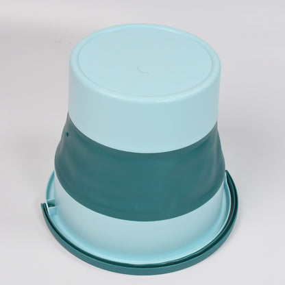 Wukusy 4009 foldable water bucket with handle, high capacity, space-saving design, suitable for laundry and bathroom storage.