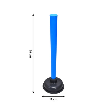 Wukusy multifunctional toilet plunger and blockage remover with suction device for clearing clogs in bathroom toilets.