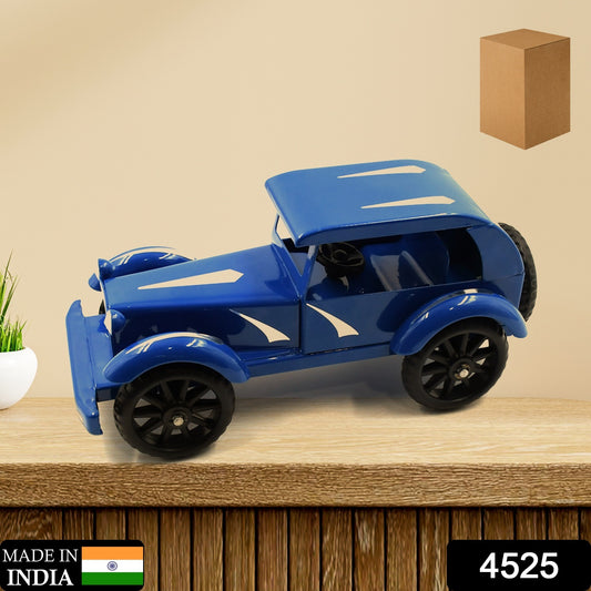 Wukusy vintage metal car toy, 10-inch full metal alloy model of classic retro car, unbreakable and detailed toy vehicle.
