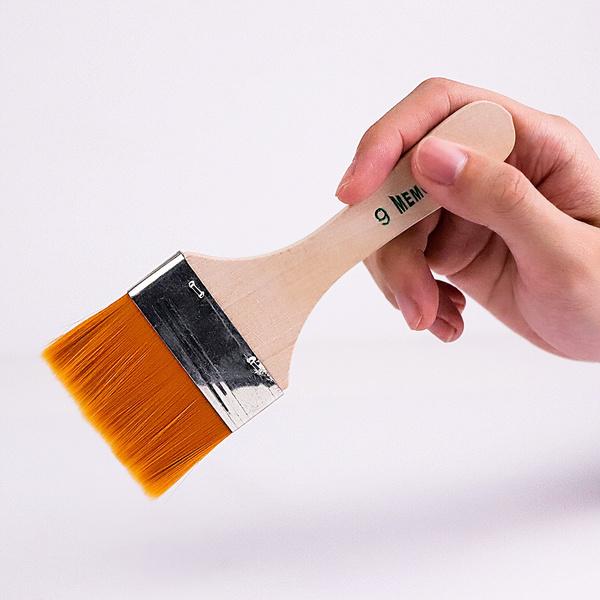 Set of 12 Wukusy Artistic Flat Painting Brushes, ideal for artists and creatives, with synthetic bristles and ergonomic handles.