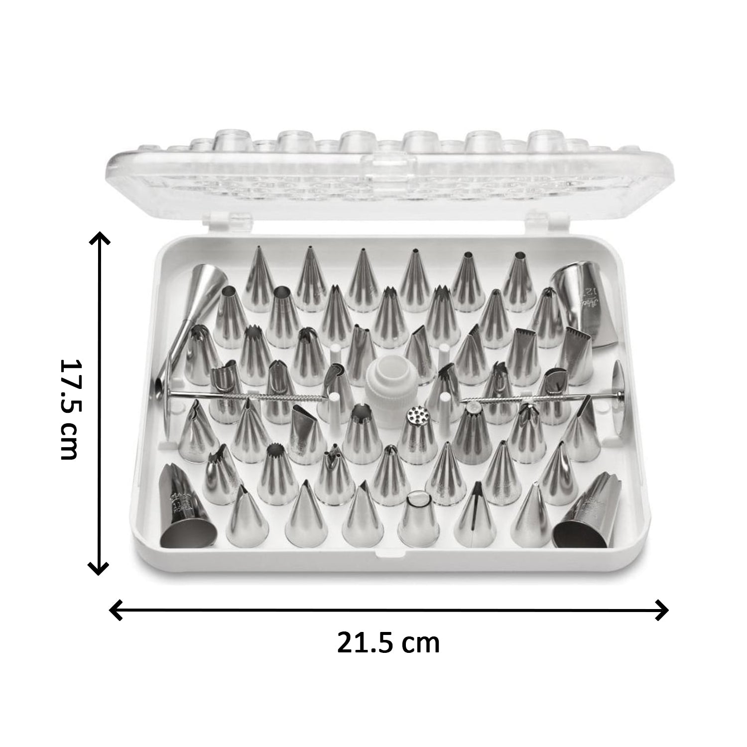 Wukusy 4722 cake nozzle set with decorating tools for cake and pastry cake decorations and icing embellishments