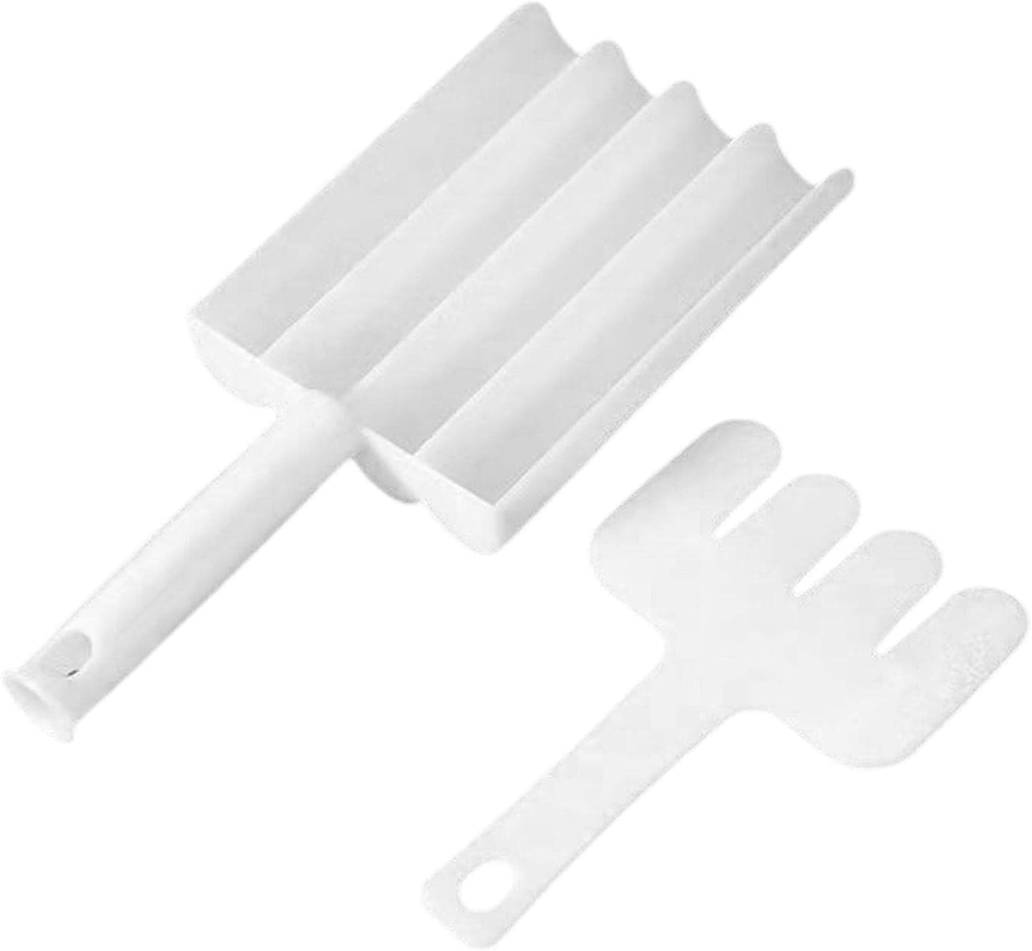 Wukusy 2-piece small meatball maker set with multi-function scoop for cake balls, ice cream, and hand-cutting, portable and versatile.