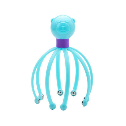 Wukusy Octopus Stress Relief Therapeutic Scalp Massager with multiple flexible prongs for relaxing scalp massage.