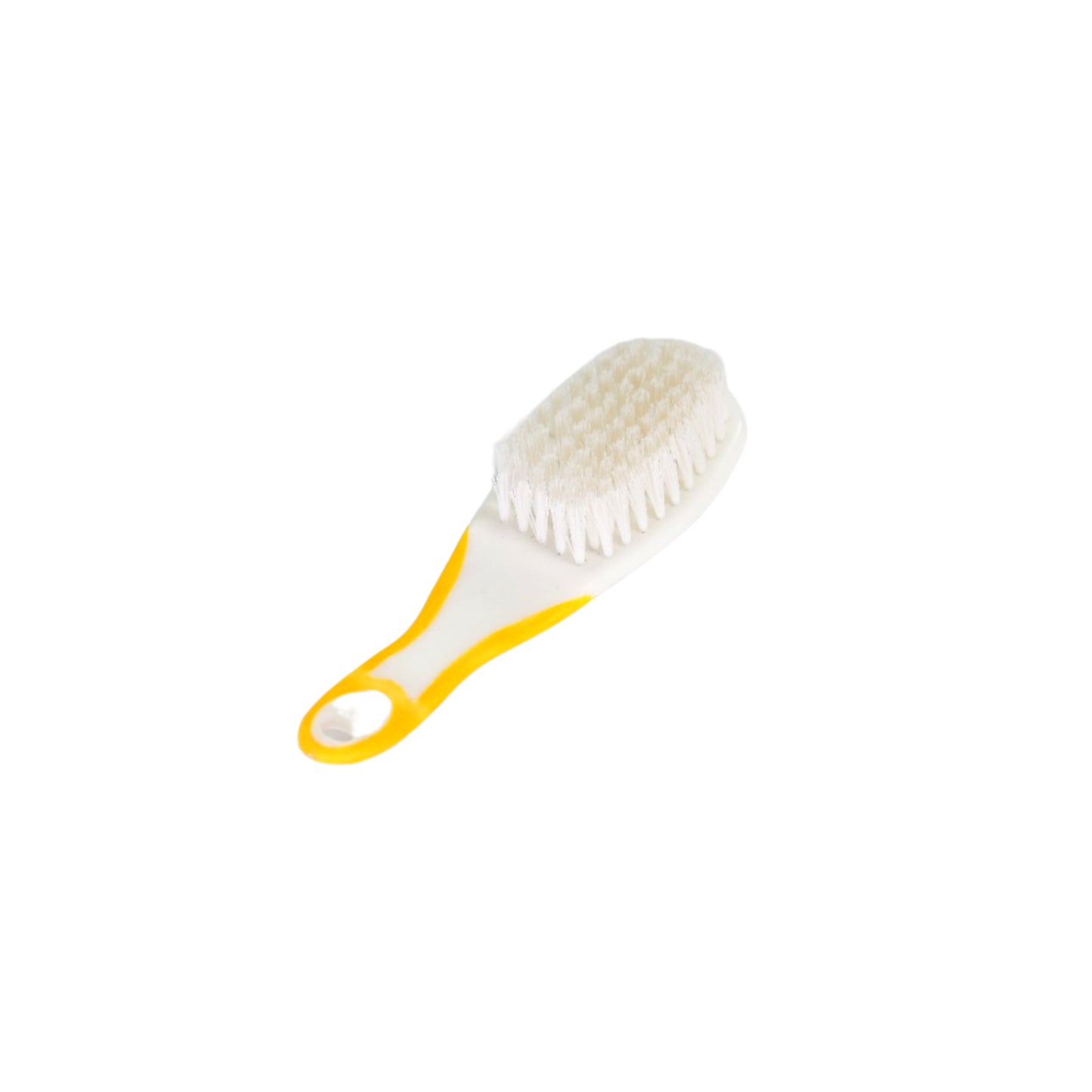 Wukusy handle grip nail and toenail scrub brush for men and women, designed for cleaning and pedicure nail care.