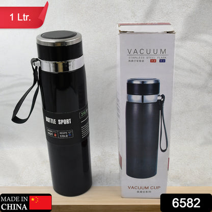 Wukusy Double Stainless Steel Wall Flask, vacuum insulated water bottle with sleek design and durable construction.