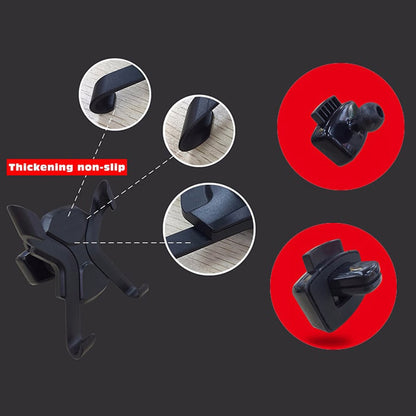 Wukusy 7310 2-piece car mount air vent holder attached to a vehicle air vent for phone or device support.