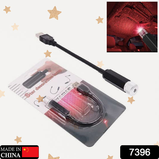 Wukusy 7396 Light Galaxy Night Sky Laser Micro Projector creates ambient night sky atmosphere on ceiling with USB power.