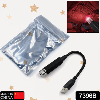Wukusy USB star projector night light with adjustable settings, ideal for car ceiling, bedroom decor, and party lighting.