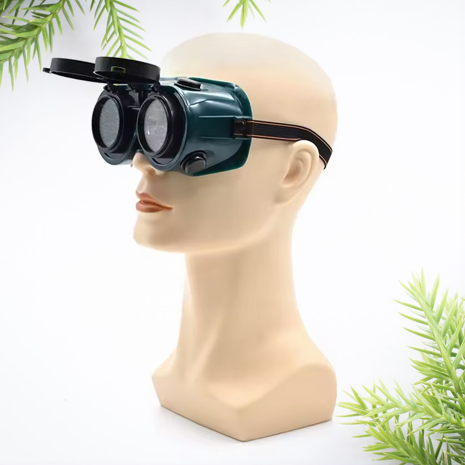 Wukusy 8507 safety welding goggles with anti-radiation protective lenses for welding and labor work safety, set of 10.