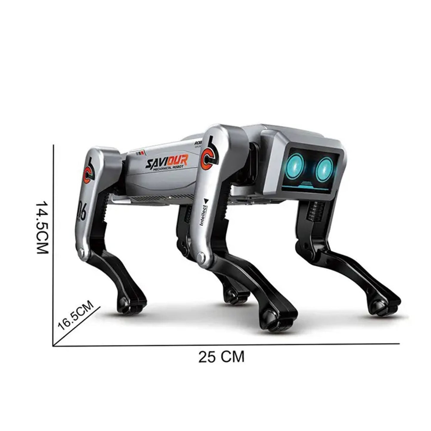 Wukusy advanced intelligent AI robot dog toy for kids, large set with interactive features and realistic dog appearance