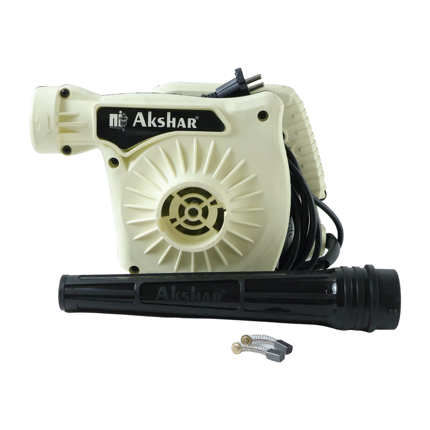 Wukusy Akshar Electric Air Blower Ai0040 with 850W power, showcasing a compact, handheld air blower for cleaning and drying tasks.