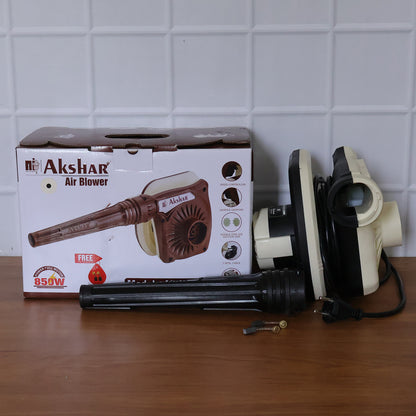 Wukusy Akshar Electric Air Blower Ai0040 with 850W motor, showcasing the compact handheld design and power cord.