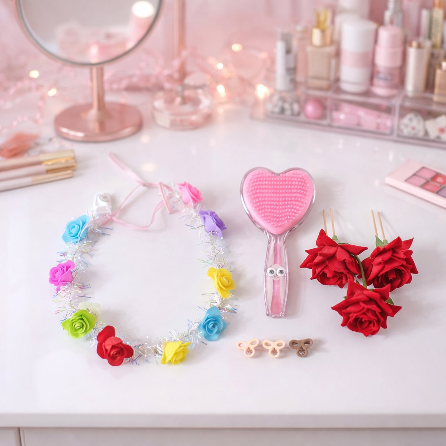 Wukusy Beauty Hair Styling Combo Set with various styling tools and accessories for versatile hair styling.