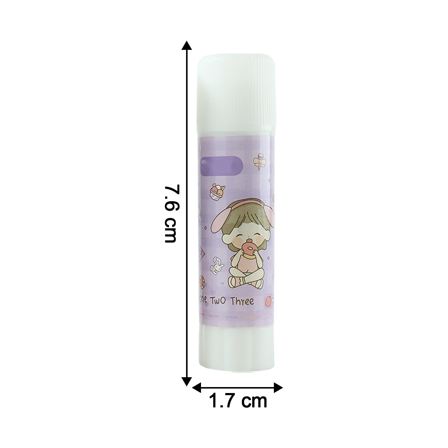 Five cartoon-themed Wukusy solid glue sticks in colorful packaging, ideal for arts and crafts projects.