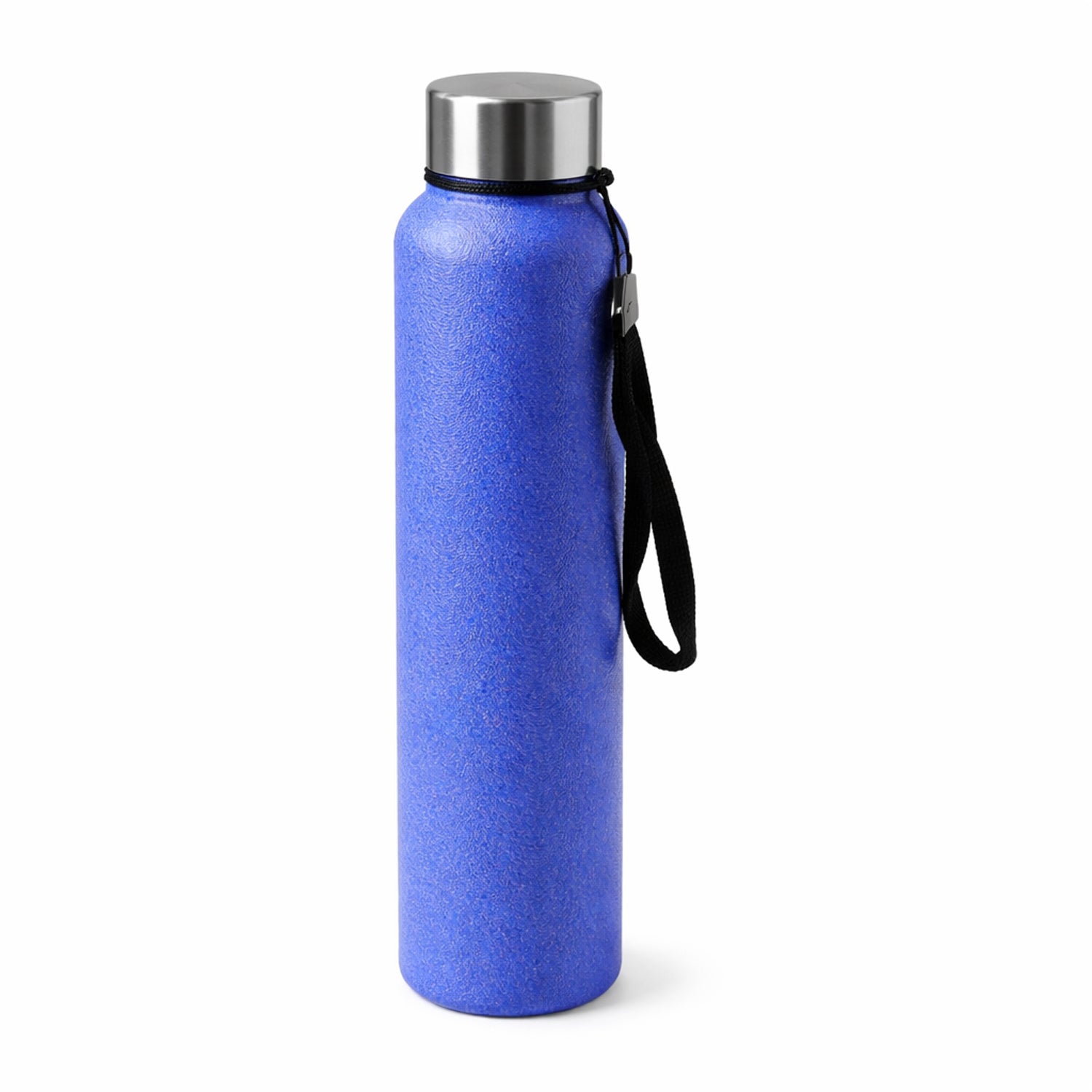 Blue Wukusy stainless steel water bottle, 1000ml capacity, with a sleek, durable design for hydration on the go.