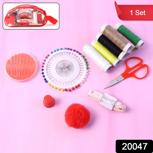 Wukusy complete sewing and stitching kit with various needles, threads, and accessories for versatile sewing projects.