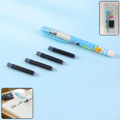 Set of Wukusy cute cartoon liquid ink pens featuring colorful and playful designs, perfect for writing and drawing.