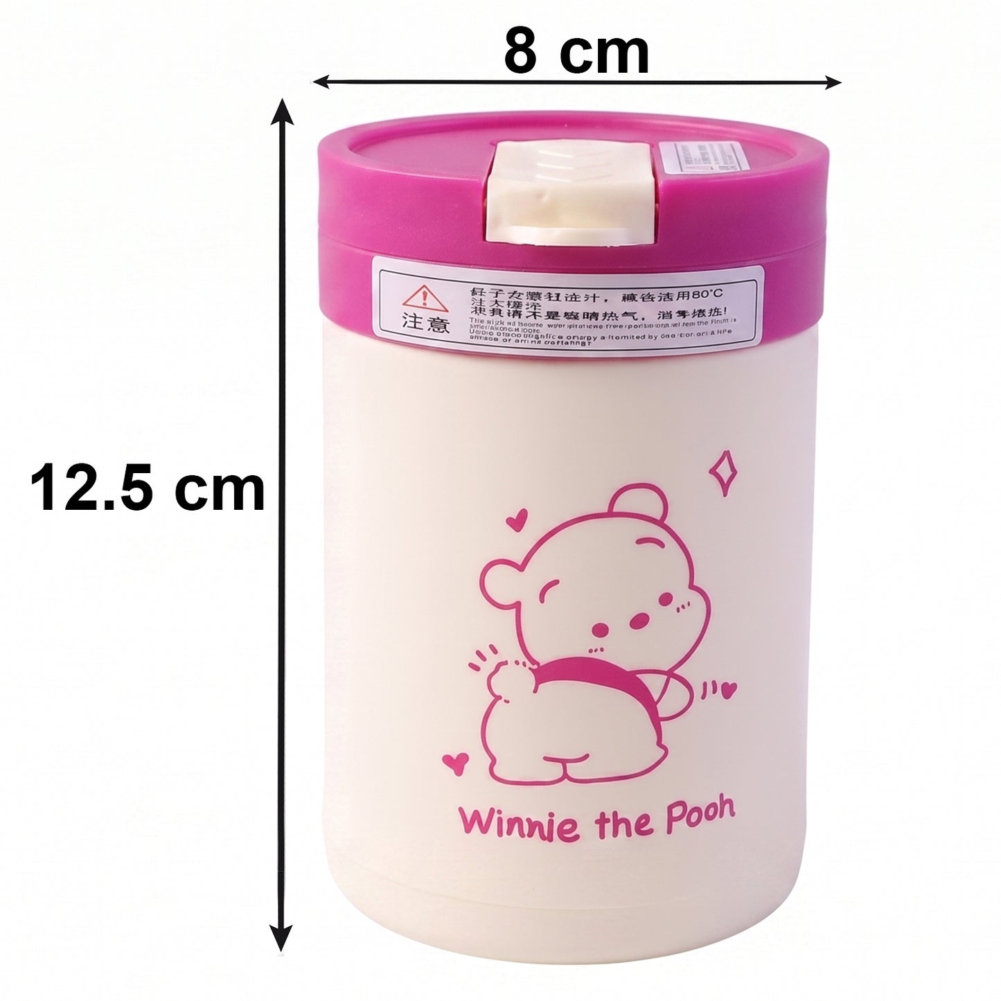 Cute cartoon printed glass tumbler with lid and straw, 400 ml capacity, by Wukusy, featuring colorful cartoon designs.