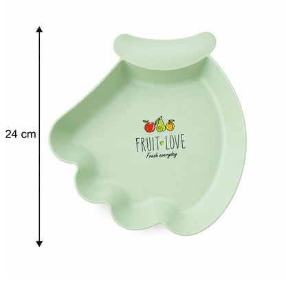 Colorful Wukusy kids serving tray for children, featuring a playful design and durable plastic construction.