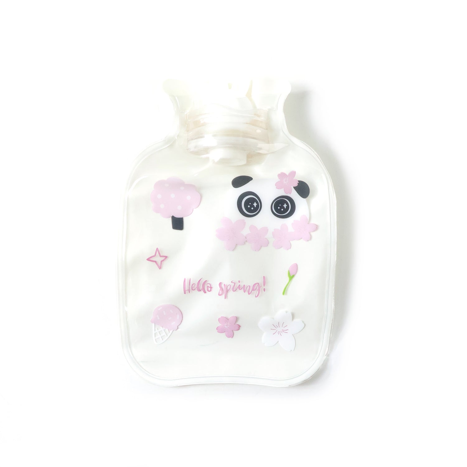 Wukusy cute printed mini hot water bag, 16x11 cm, with colorful design, soft fabric cover, and compact size for soothing warmth.
